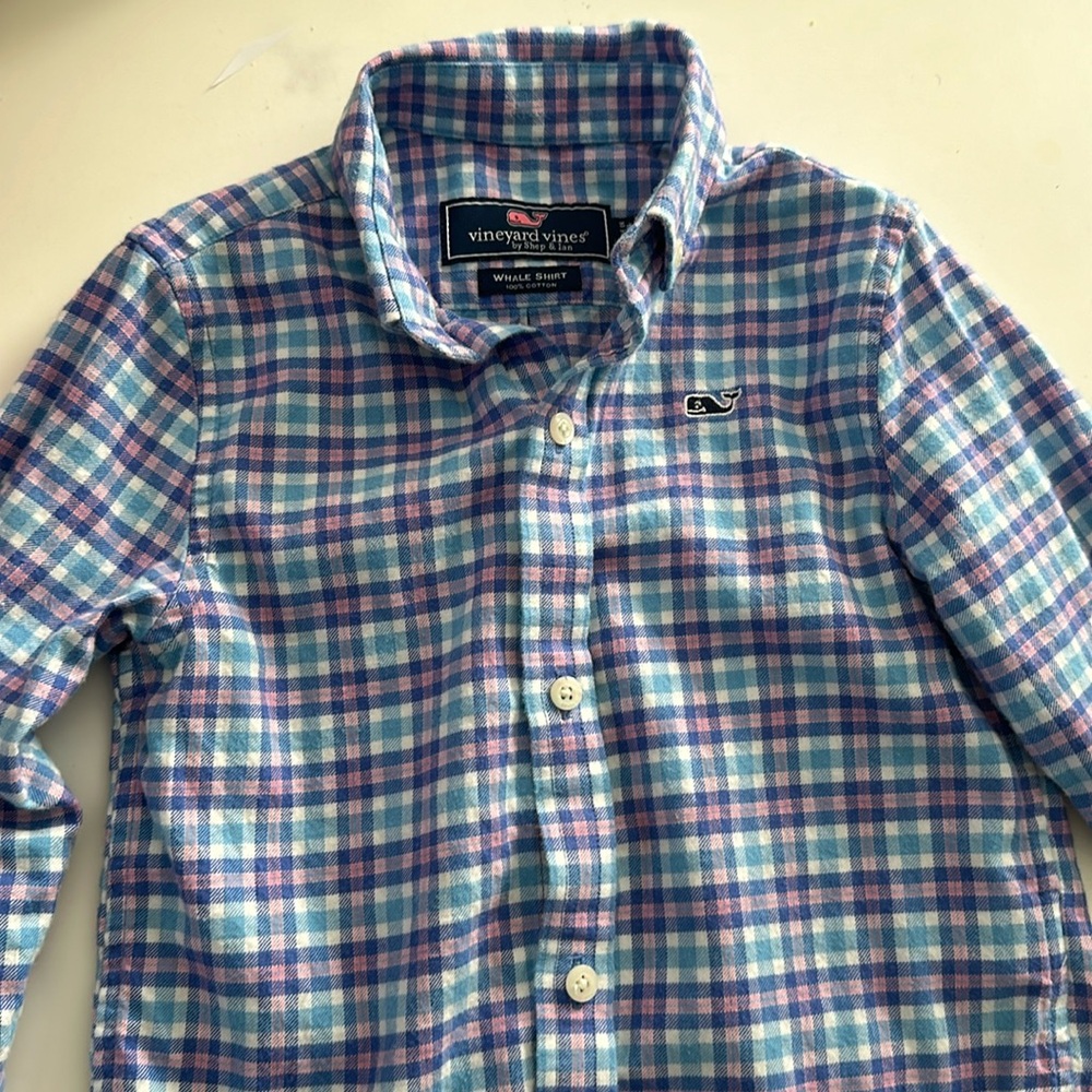 Vineyard Vines light flannel (smooth cotton) dress shirt